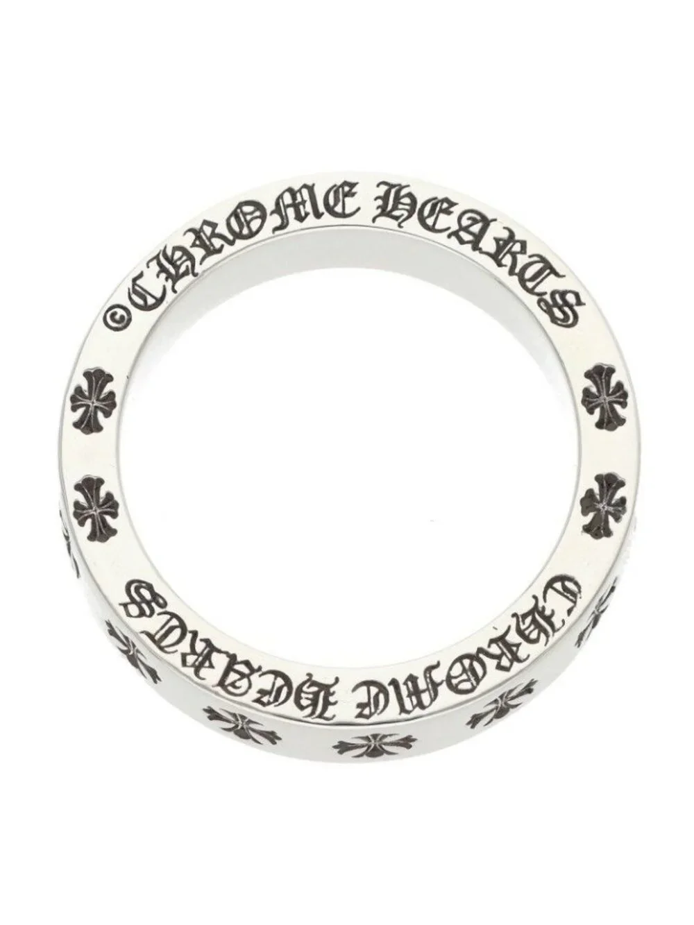 Chrome Hearts Spacer Forever Silver Ring
